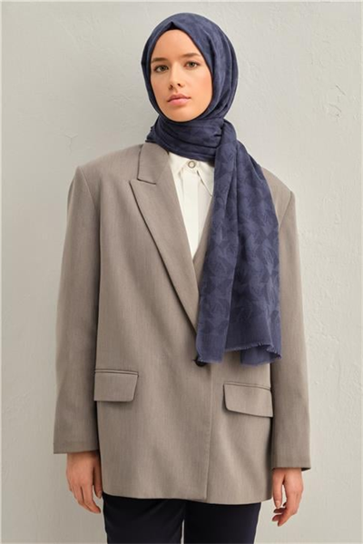 Armine Tencel Yün Monogram Desen Şal 32
