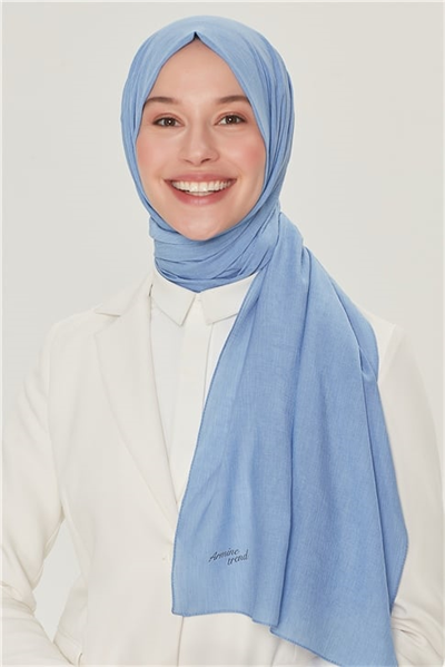 Armine Trend Nobby Şal Bebe Mavi