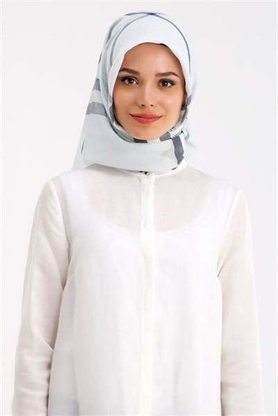 Armine Trend Pamuk Eşarp 00Oa7440 Bebe Mavi