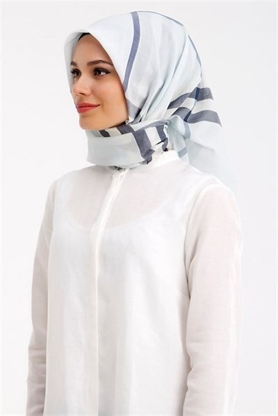Armine Trend Pamuk Eşarp 00Oa7440 Bebe Mavi