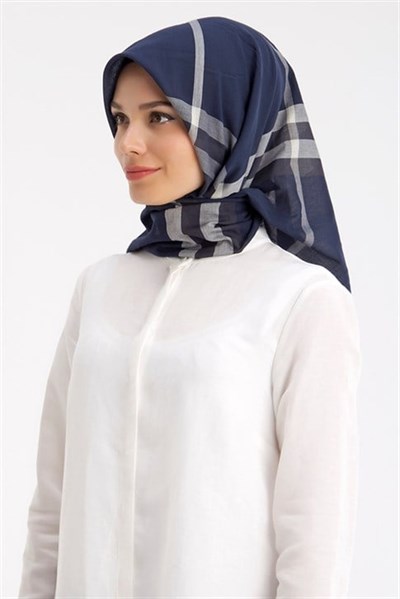 Armine Trend Pamuk Eşarp 00Oa7440 Lacivert