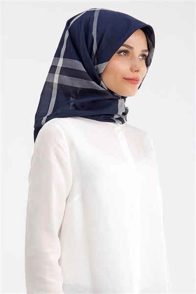 Armine Trend Pamuk Eşarp 00Oa7440 Lacivert