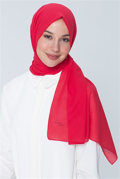 Armine Trend Pamuk Şal 00Oa0440 Kırmızı
