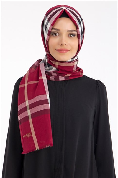 Armine Trend Pamuk Şal 00Oa5116 Bordo