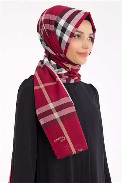Armine Trend Pamuk Şal 00Oa5116 Bordo