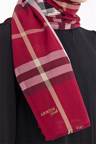 Armine Trend Pamuk Şal 00Oa5116 Bordo