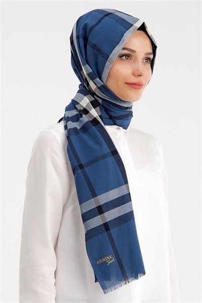 Armine Trend Pamuk Şal 00Oa5116 İndigo