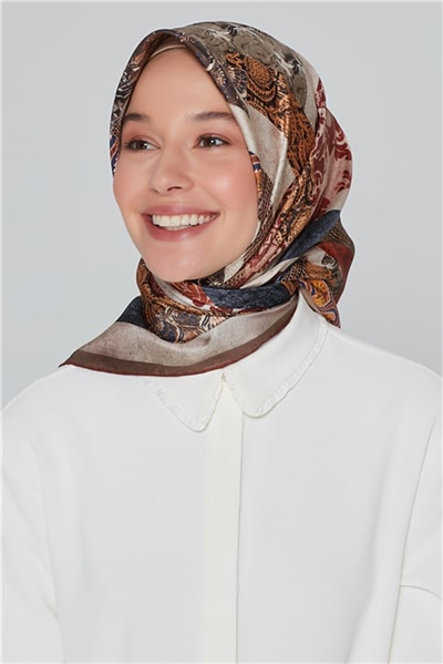 Armine Twill İpek Eşarp 19Ka8207 04