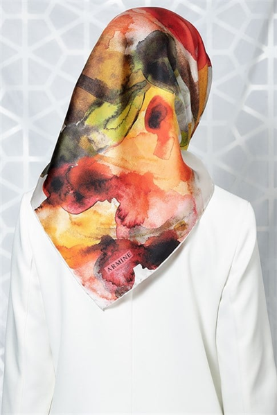 Armine Twill İpek Eşarp 19Ka8209 02