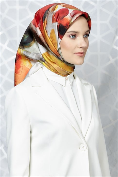 Armine Twill İpek Eşarp 19Ka8209 02