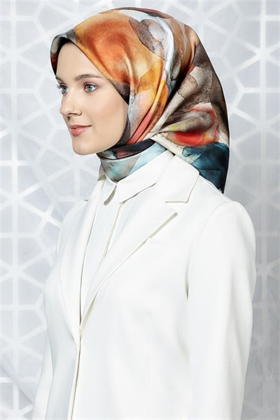 Armine Twill İpek Eşarp 19Ka8209 05