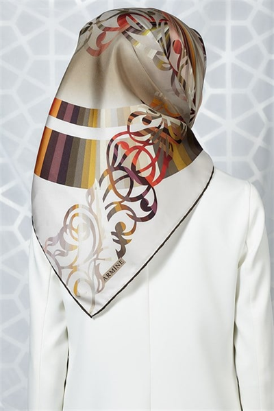 Armine Twill İpek Eşarp 19Ka8219 01