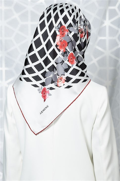 Armine Twill İpek Eşarp 19Ka8224 11