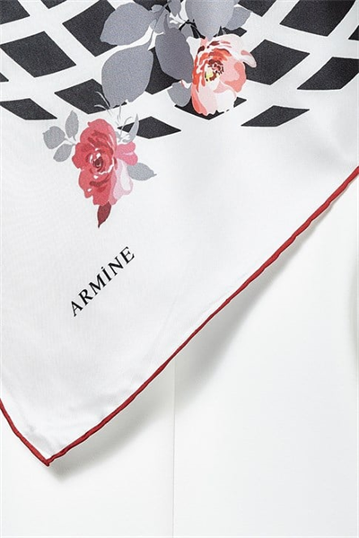 Armine Twill İpek Eşarp 19Ka8224 11