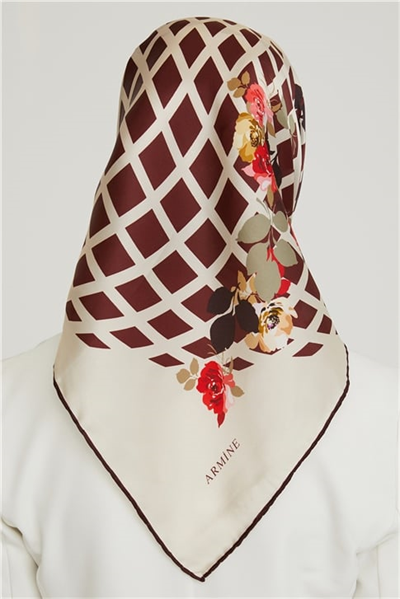 Armine Twill İpek Eşarp 19Ka8224 39