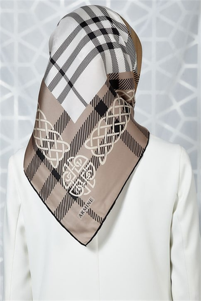 Armine Twill İpek Eşarp 19Ka8231 11