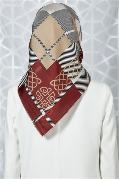 Armine Twill İpek Eşarp 19Ka8231 38