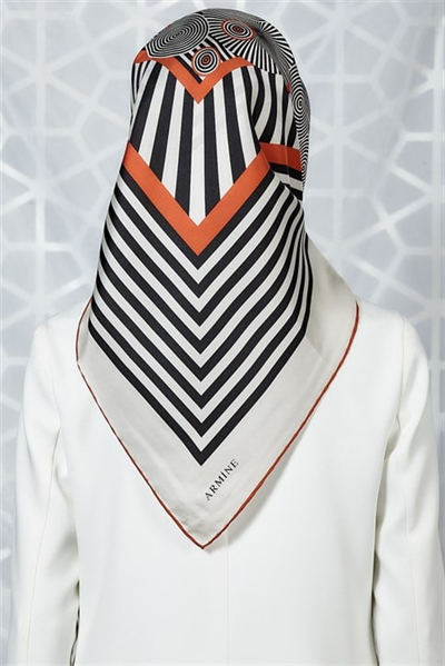 Armine Twill İpek Eşarp 19Ka8238 81