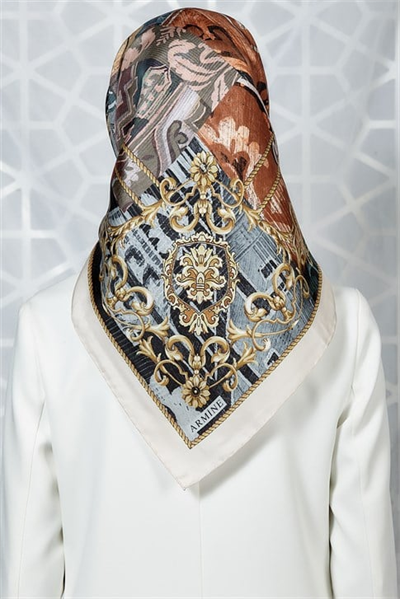 Armine Twill İpek Eşarp 19Ka8243 42