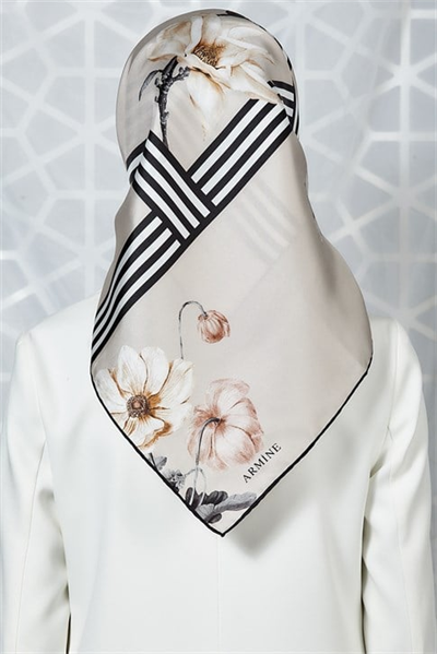 Armine Twill İpek Eşarp 19Ka8244 02