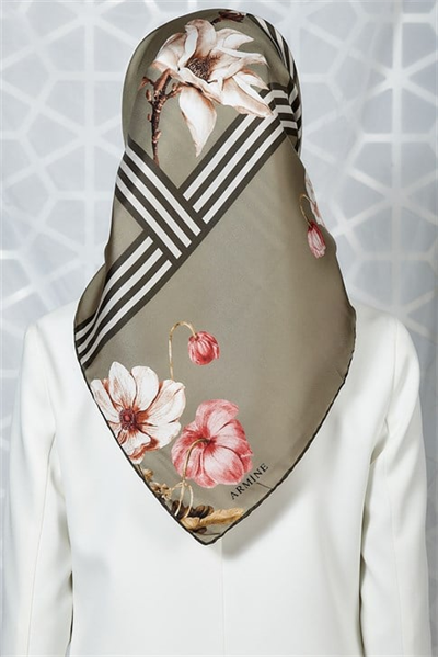 Armine Twill İpek Eşarp 19Ka8244 19