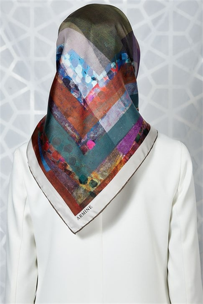 Armine Twill İpek Eşarp 19Ka8248 05