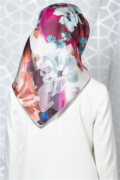 Armine Twill İpek Eşarp 19Ka8253 08