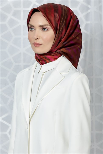 Armine Twill İpek Eşarp 19Ka8257 09