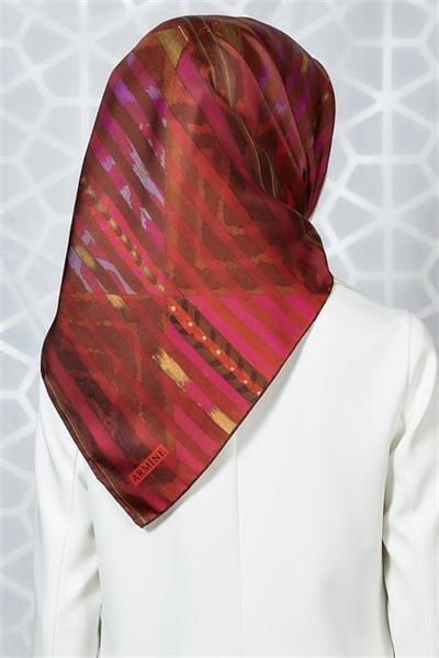 Armine Twill İpek Eşarp 19Ka8257 09