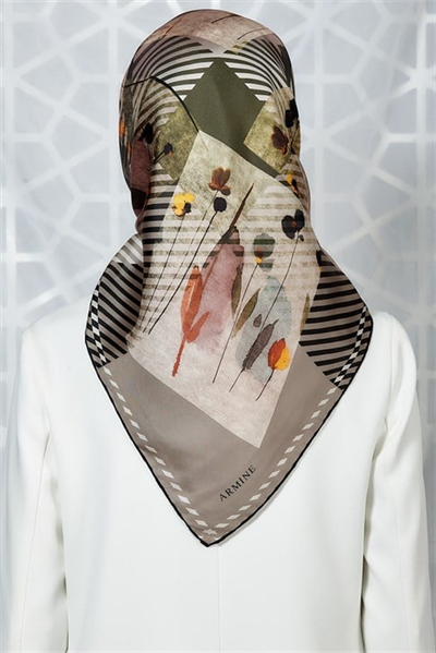 Armine Twill İpek Eşarp 19Ka8261 04