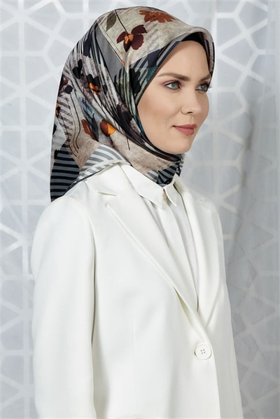 Armine Twill İpek Eşarp 19Ka8261 05