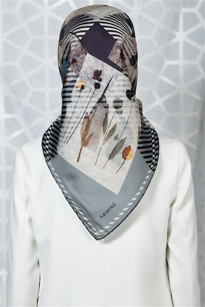 Armine Twill İpek Eşarp 19Ka8261 05