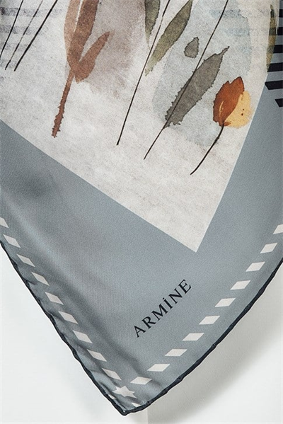 Armine Twill İpek Eşarp 19Ka8261 05