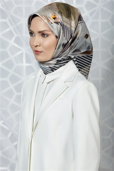 Armine Twill İpek Eşarp 19Ka8261 33