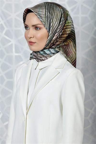 Armine Twill İpek Eşarp 19Ka8262 34