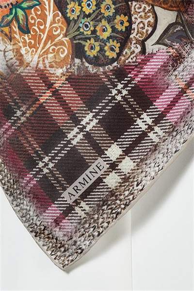 Armine Twill İpek Eşarp 19Ka8266 05