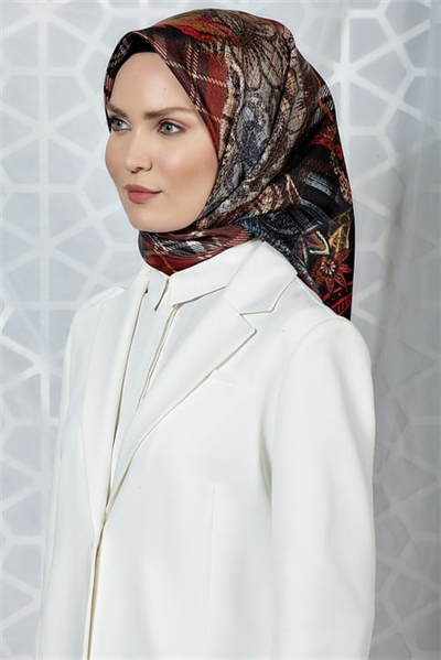Armine Twill İpek Eşarp 19Ka8266 34