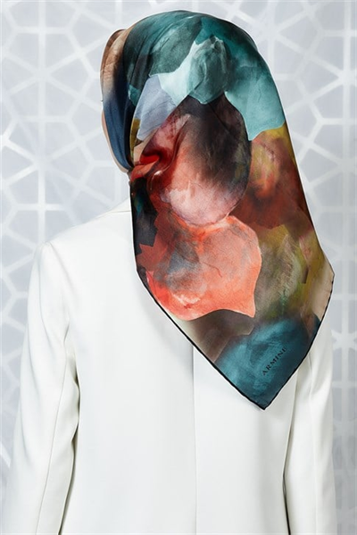 Armine Twill İpek Eşarp 19Ka8267 38