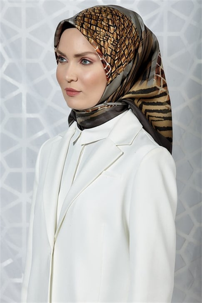 Armine Twill İpek Eşarp 19Ka8268 33