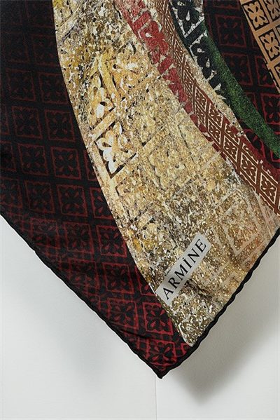 Armine Twill İpek Eşarp 19Ka8271 06