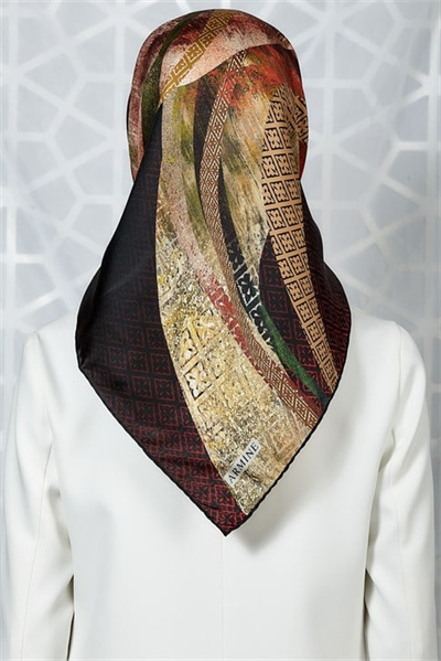 Armine Twill İpek Eşarp 19Ka8271 06
