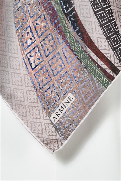 Armine Twill İpek Eşarp 19Ka8271 32