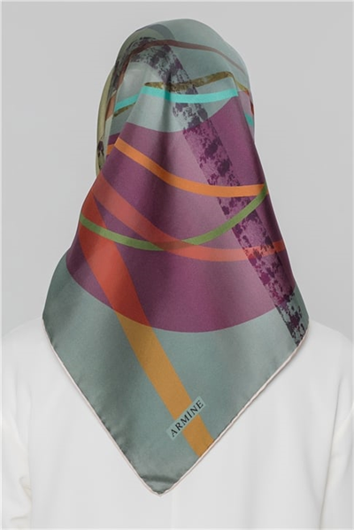 Armine Twill İpek Eşarp 20Ka8408 07