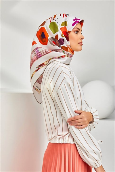 Armine Twill İpek Eşarp 20Ya8300 03