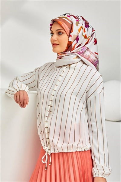 Armine Twill İpek Eşarp 20Ya8300 03