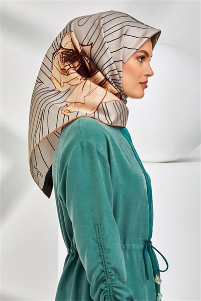 Armine Twill İpek Eşarp 20Ya8302 34