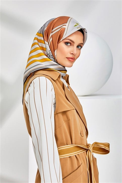 Armine Twill İpek Eşarp 20Ya8303 37