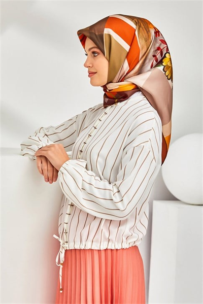 Armine Twill İpek Eşarp 20Ya8308 03