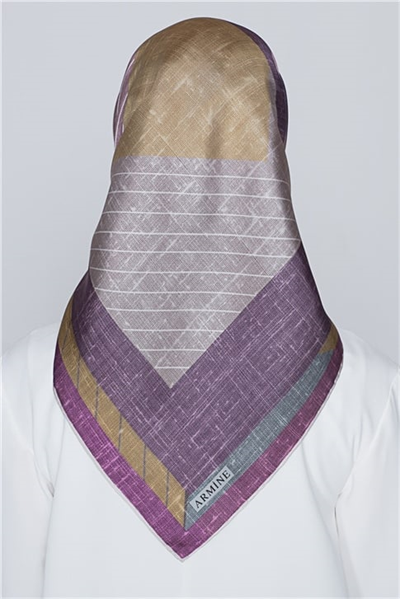 Armine Twill İpek Eşarp 20Ya8311 34