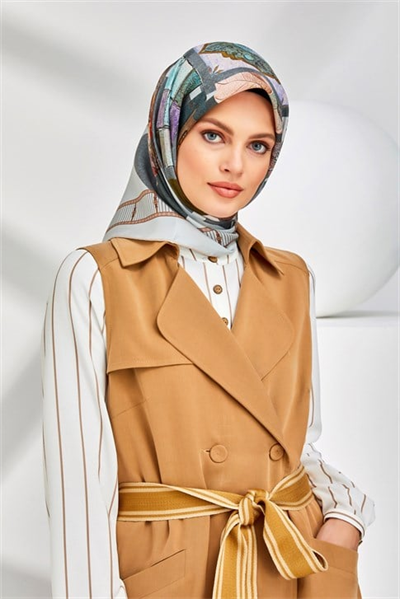 Armine Twill İpek Eşarp 20Ya8312 36